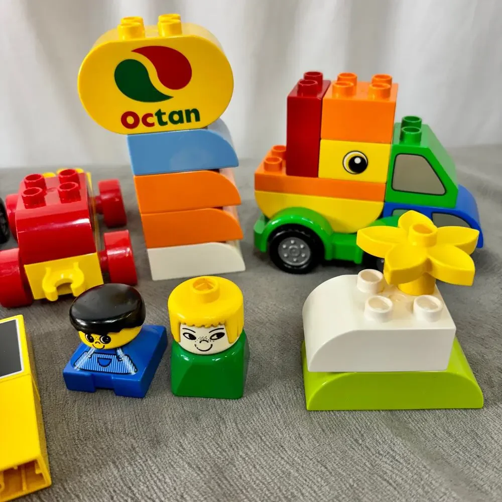 Mixed Lot of Duplo Blocks Bricks Figures Vehicles Multicolor Replacement Parts
